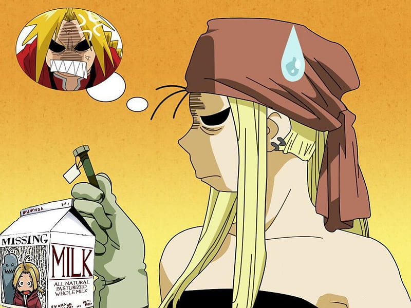 Winry's Screw Up, full metal alchemist, anime, winry, silly, HD wallpaper