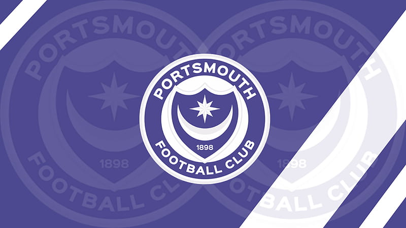 Soccer, Portsmouth F.C., Logo , Soccer , Emblem, HD wallpaper