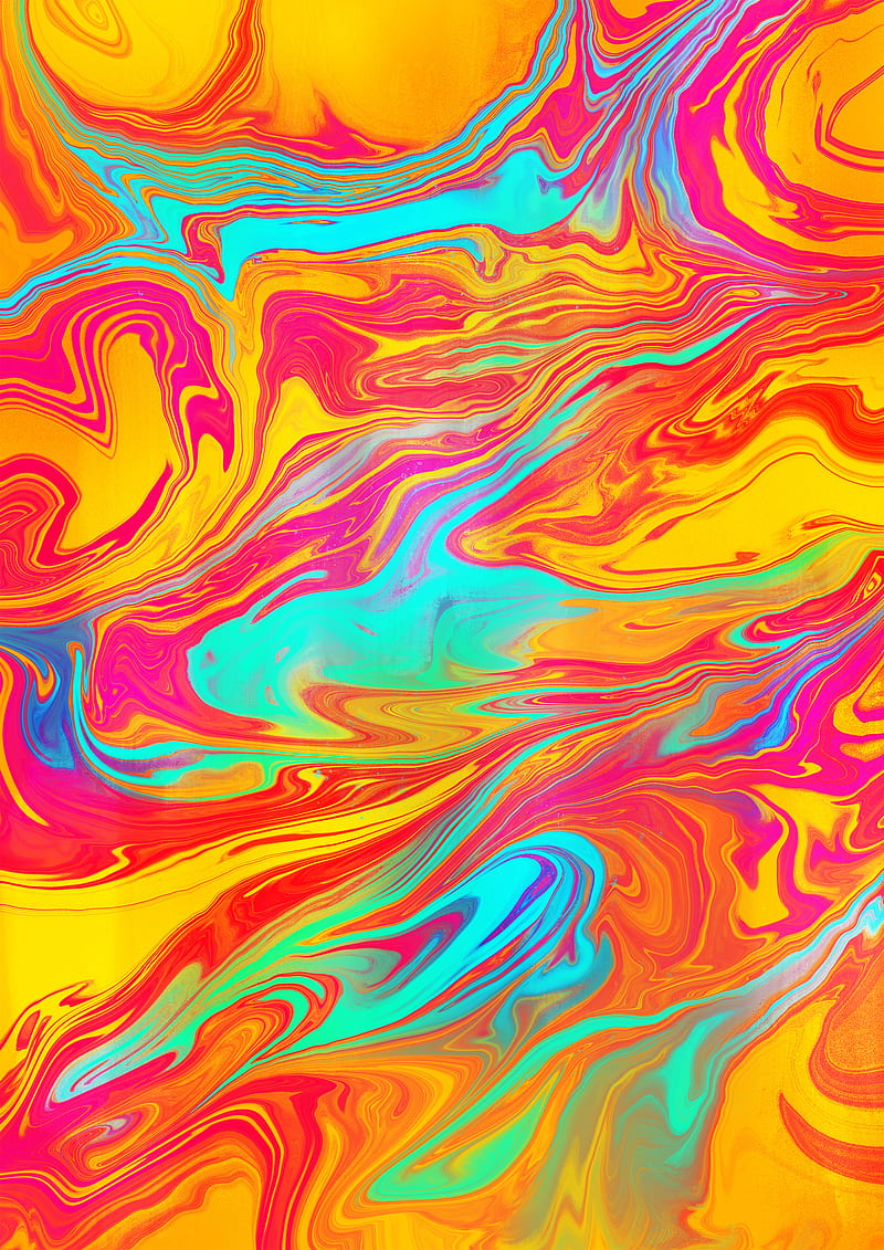 An Urgent Chorus, abstract, swirl, space, mabrling, digital marbling, pour, dirty pour, pour art, lumo, luminescent, HD phone wallpaper