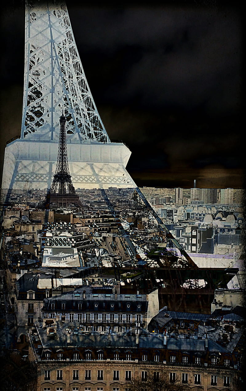 The Tower of France, paris, arch, eifel tower, city, HD phone wallpaper