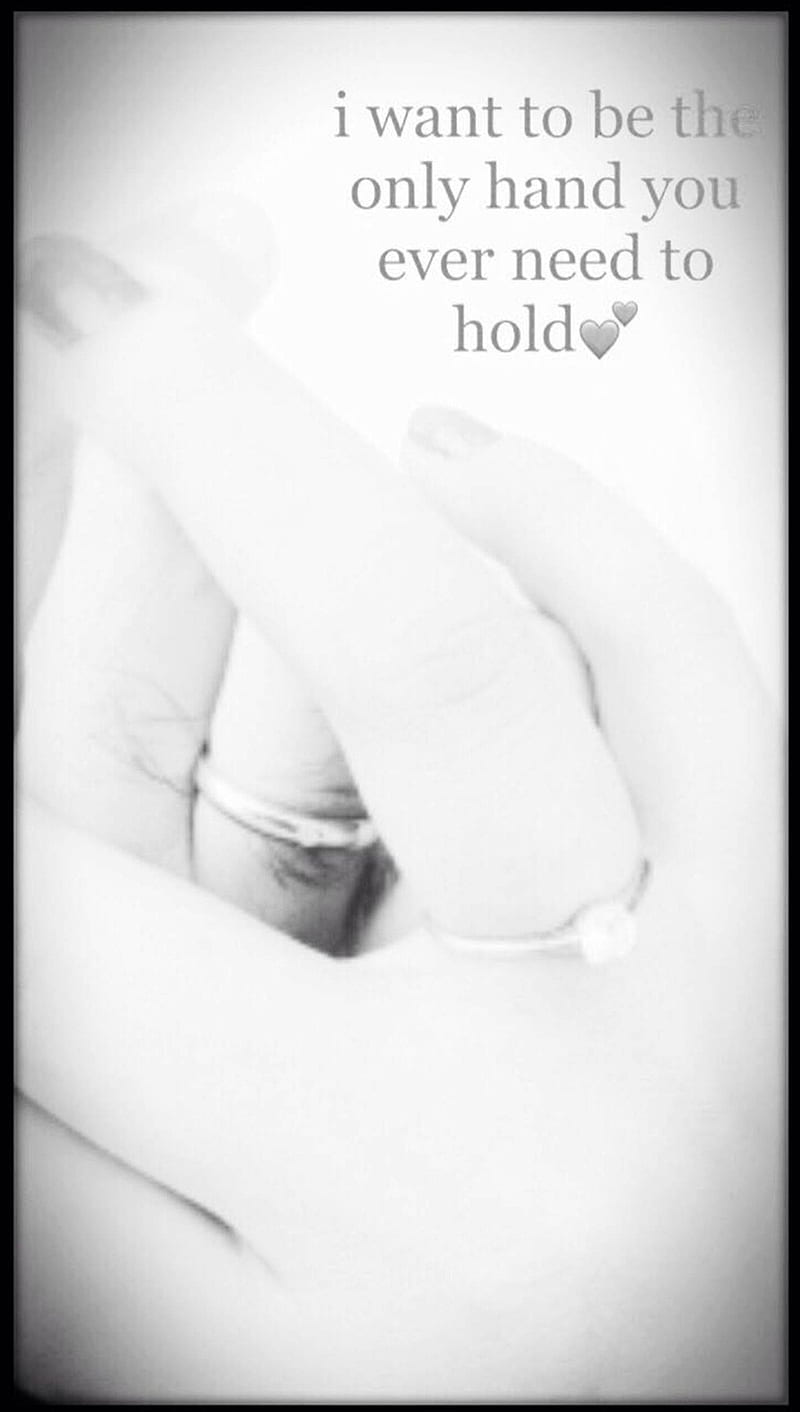 Holding Hands Couple, got engaged, holding hands, love, trust, HD phone wallpaper