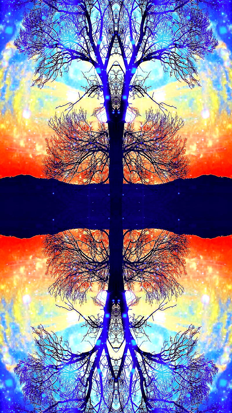 Mirror Lake Abstract Effect Mirror Effect Hd Mobile Wallpaper Peakpx