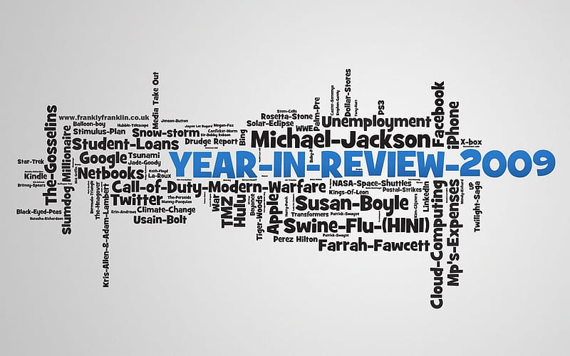 YEAR IN REVIEW 2009, 2009, bad events, good memories, HD wallpaper