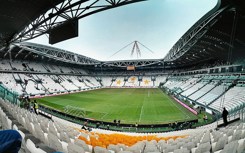 Juventus Stadium, empty stadium, football stadium, Allianz Stadium, soccer, Juventus arena, Italy, Juventus new stadium, italian stadiums, HD wallpaper