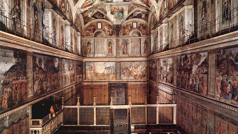 Sistine Chapel, Vatican, Art, Michelangelo, HD wallpaper