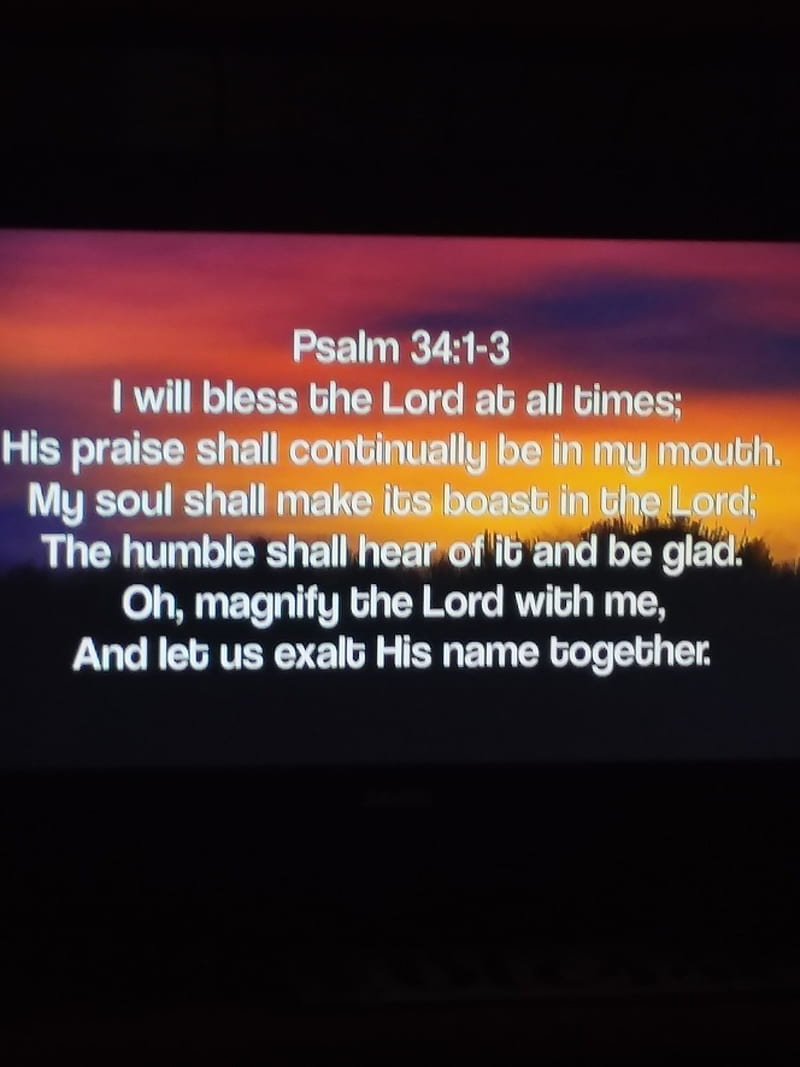 Psalm 34, exalt, praise, scriptures, HD phone wallpaper | Peakpx