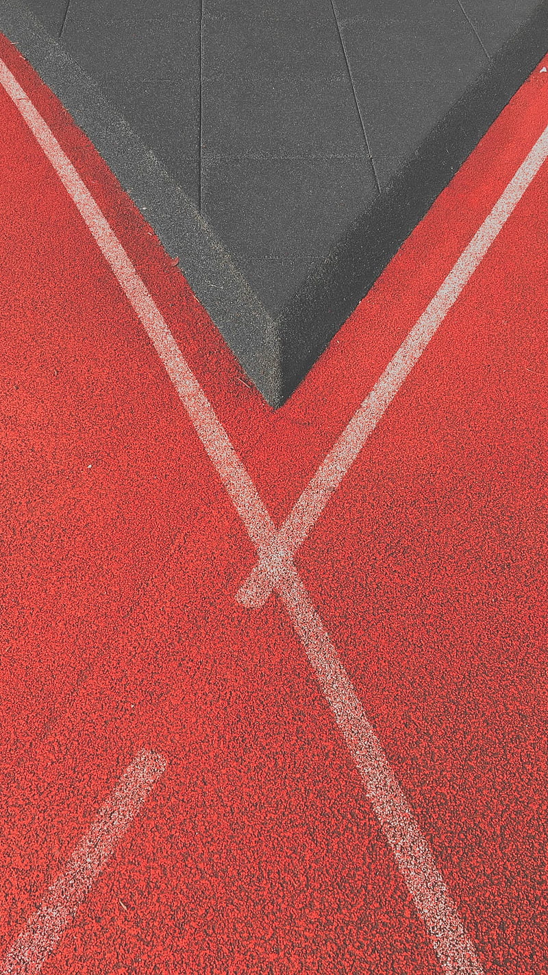 Crossroads, 929, abstract, black, cool, flat, material, minimal, red, simple, HD phone wallpaper