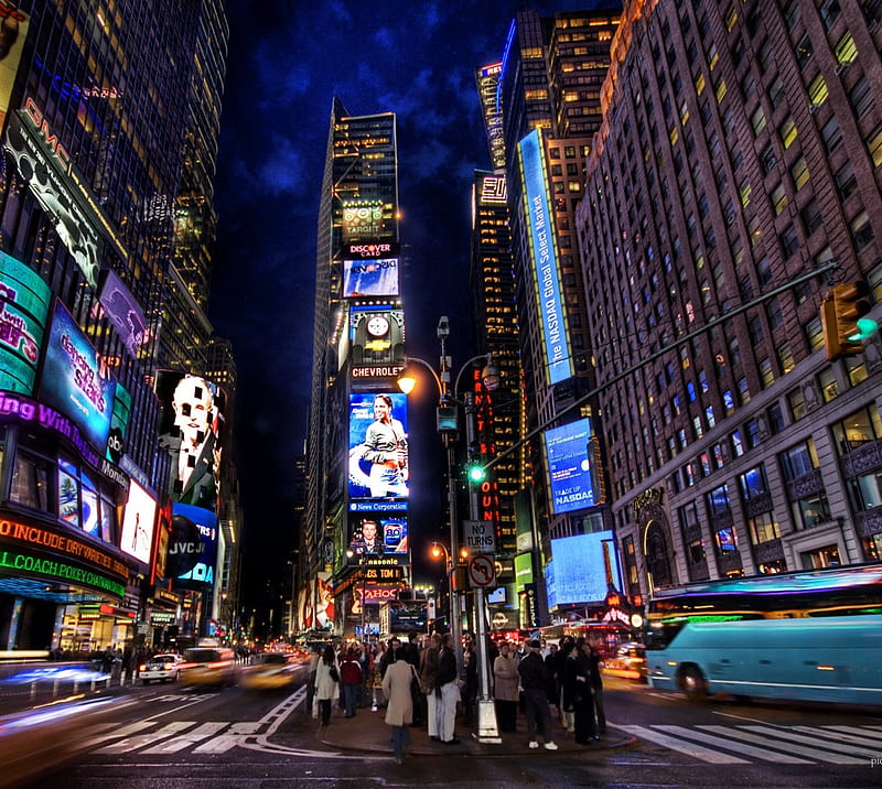 Times Square Night, amazing, newyork, HD wallpaper | Peakpx
