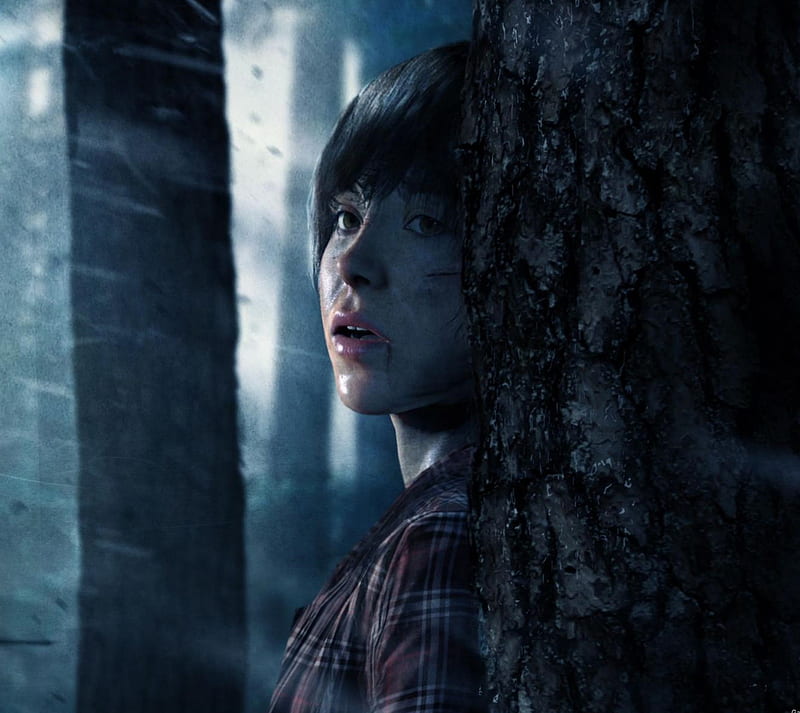 Beyond Two Souls, chase, cool, face, game, jodie, mystery, police, HD wallpaper