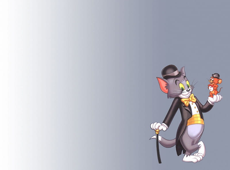 Tom & Jerry, tom, jerry, mouse, cartoon, cat, HD wallpaper | Peakpx
