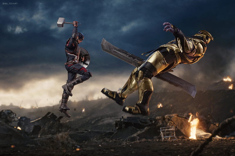 The Avengers, Avengers Endgame, Captain America, Thanos, HD wallpaper |  Peakpx