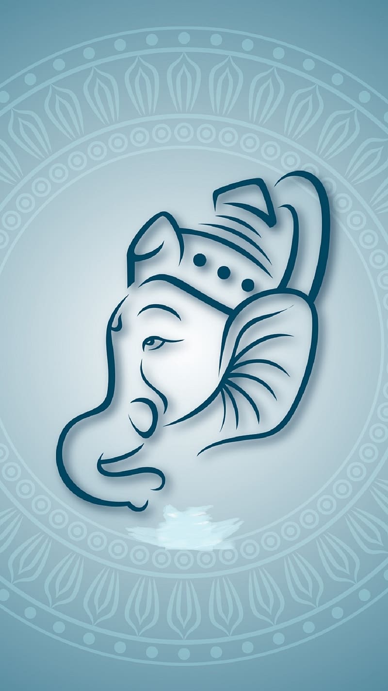 An Illustration Of A Drawing Of A Lord Ganesh Outline Sketch Vector, Wing  Drawing, Rat Drawing, Ganpati Bappa Drawing PNG and Vector with Transparent  Background for Free Download