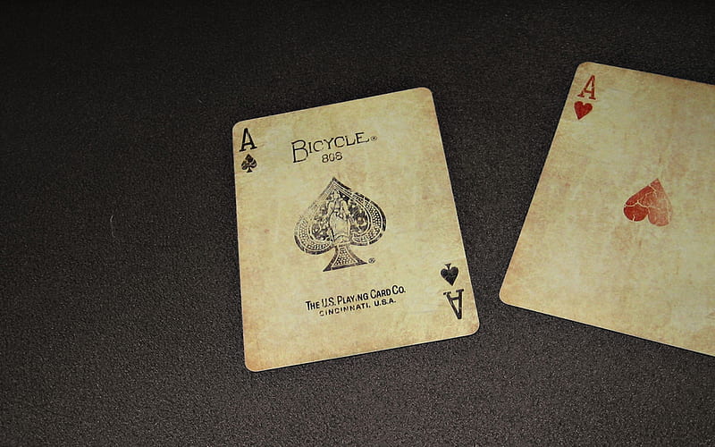 ace of spades, poker, playing cards, aces, pair of aces, casino, HD wallpaper