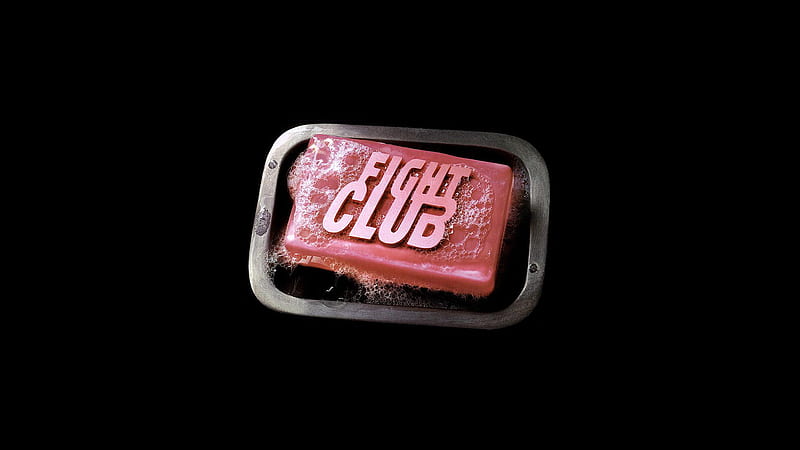 Fight Club - Soap, soap, club, pink soap, dark, fight, black, fight club, pink, HD wallpaper