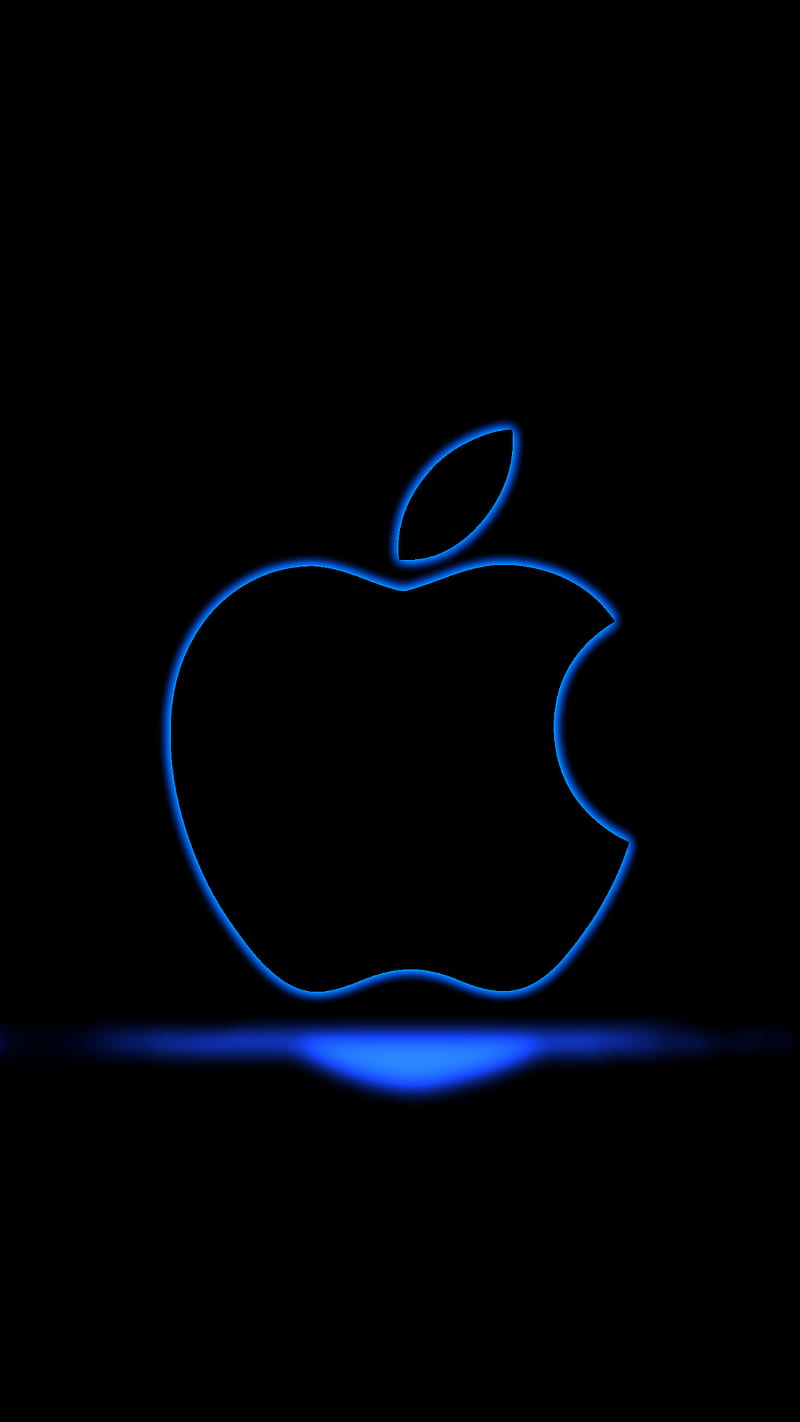 Apple logo, original, neon, iphone, iphone 12, HD phone wallpaper | Peakpx
