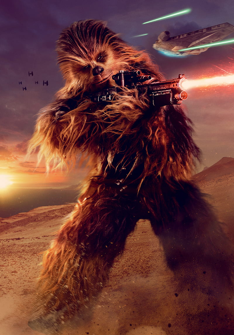 chewie, movie, solo, star wars, HD phone wallpaper