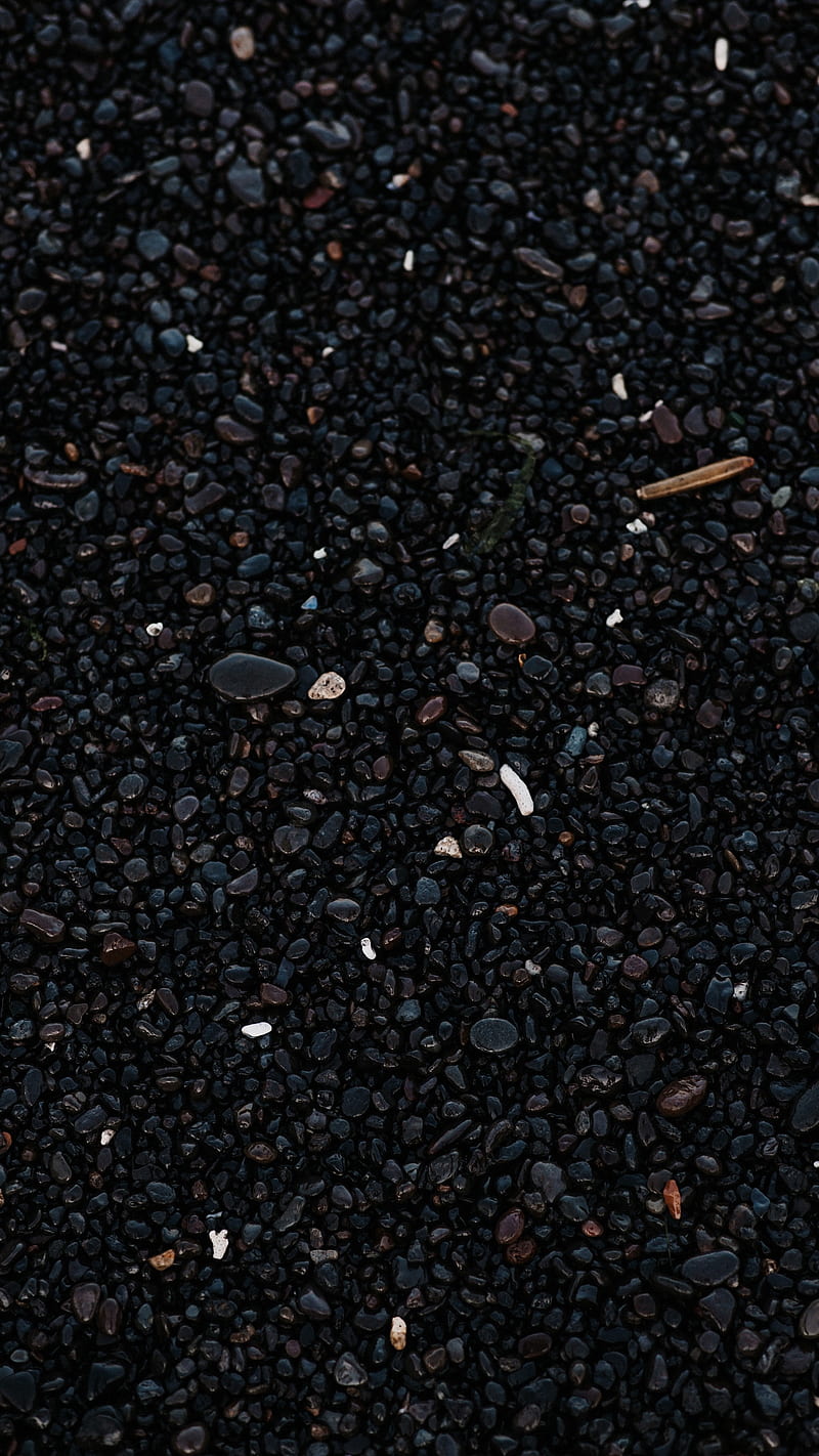 Black Pebbles , wet, stones, lockscreen, background, black pebbles, HD phone wallpaper