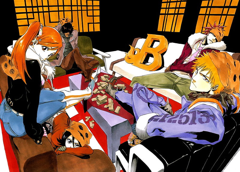 Bleach, Manga, Anime, Gang, HD wallpaper