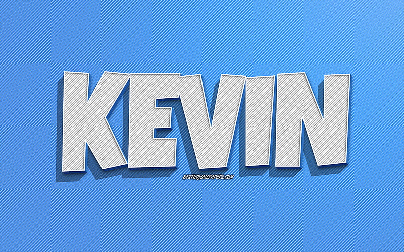 Kevin silver 3d art gray background with names Kevin name Kevin  greeting card 3d art with Kevin name HD wallpaper  Pxfuel