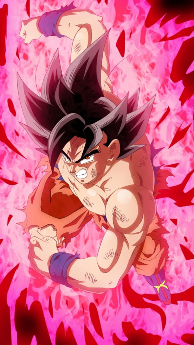 Goku dragon ball, abstracto, anime, malo, azul, niña, dios, nuevo, rojo,  súper, Fondo de pantalla de teléfono HD | Peakpx