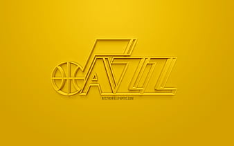 Download imagens Utah Jazz, basquete clube, NBA, emblema, novo logotipo,  EUA, Associação Nacional De Basquete, seda bandeira, basquete, Salt Lake  City, Utah, NÓ…