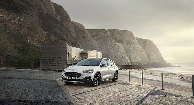 2019 Ford Focus Active (Euro-Spec) - Front Three-Quarter, car, HD