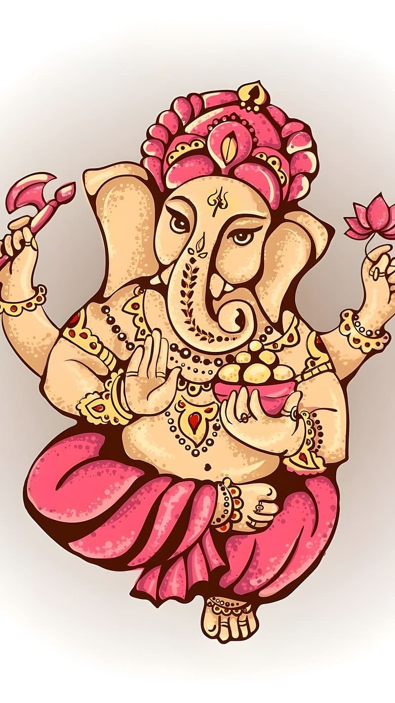 Lord Ganesh Drawing and Colouring step by step | Drawing for beginners -  YouTube