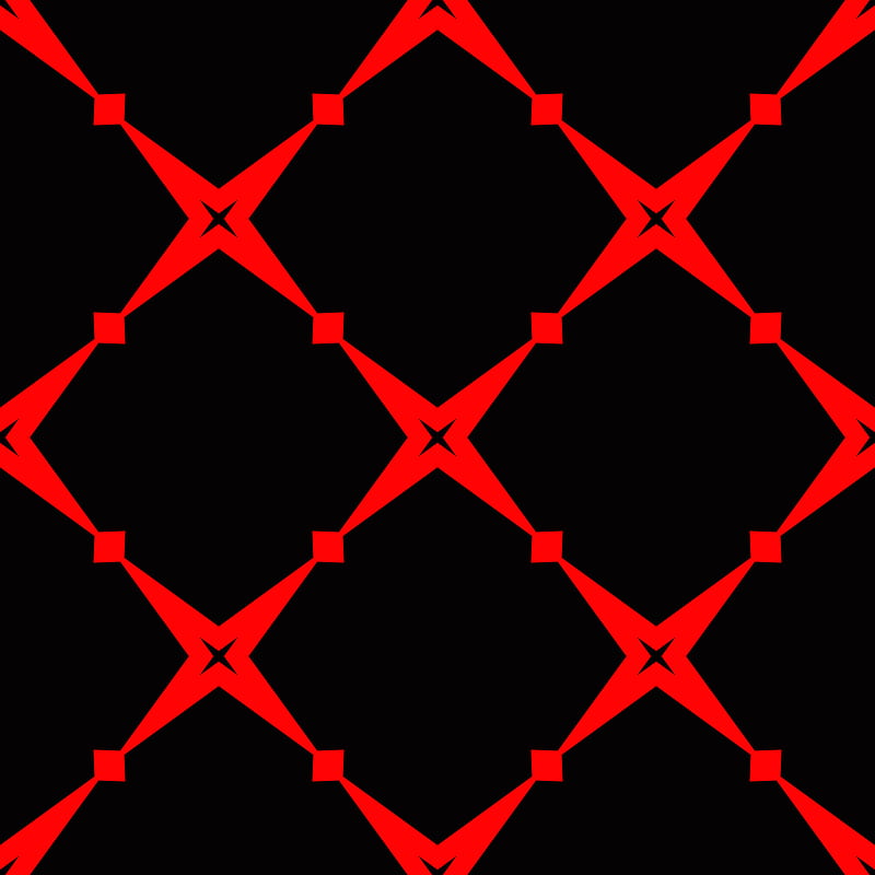 pattern, grid, red, symmetry, abstraction, HD phone wallpaper