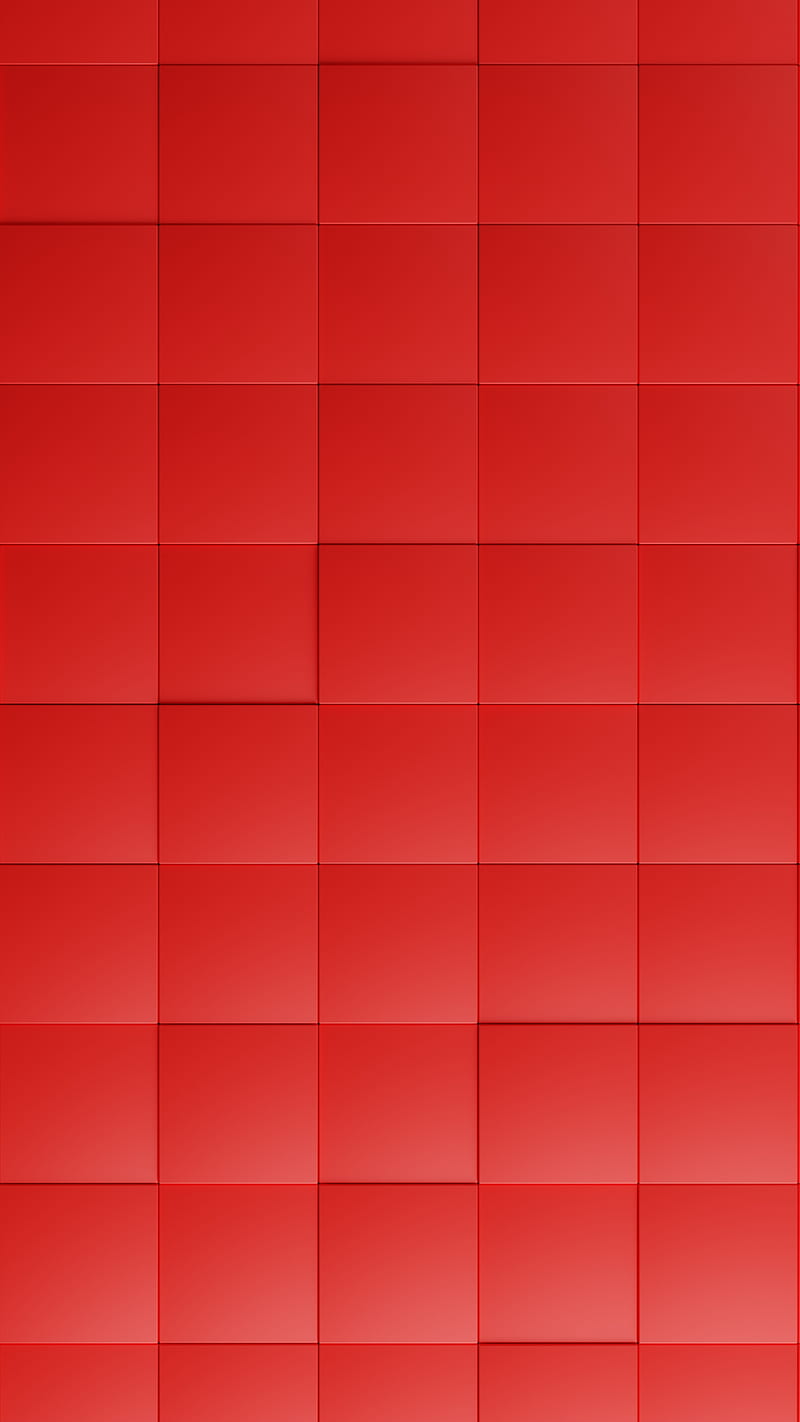 Be Square Red, Bertil, abstract, box, cubes, decorative, fututistic, geometric, lines, monochrome, pattern, forma, simple, tech, technology, HD phone wallpaper