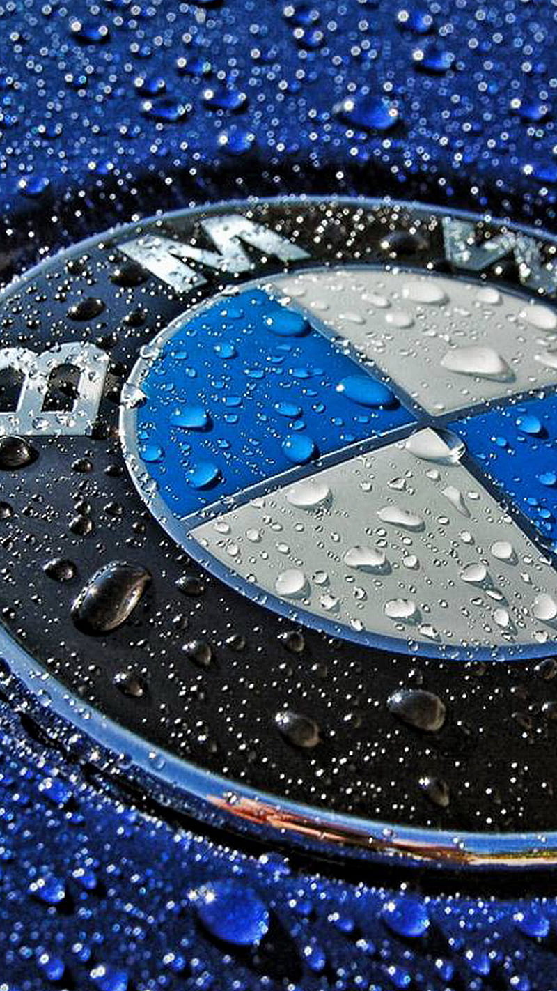BMW wet logo, car, brand logo, bmw blue, HD phone wallpaper | Peakpx