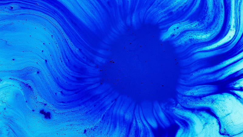 Blue Swirl Abstract Art, HD wallpaper