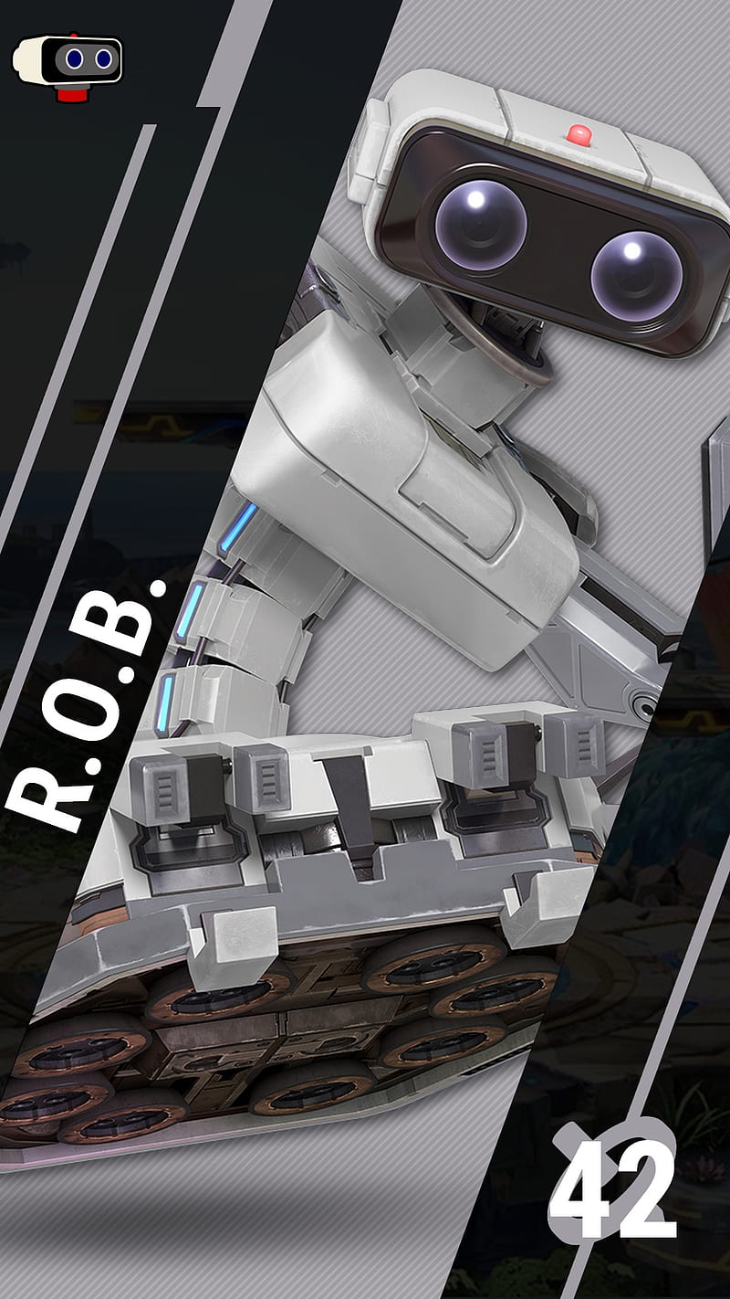 SSBU ROB, smash, ultimate, nintendo, robotic operating buddy, videogames, HD phone wallpaper