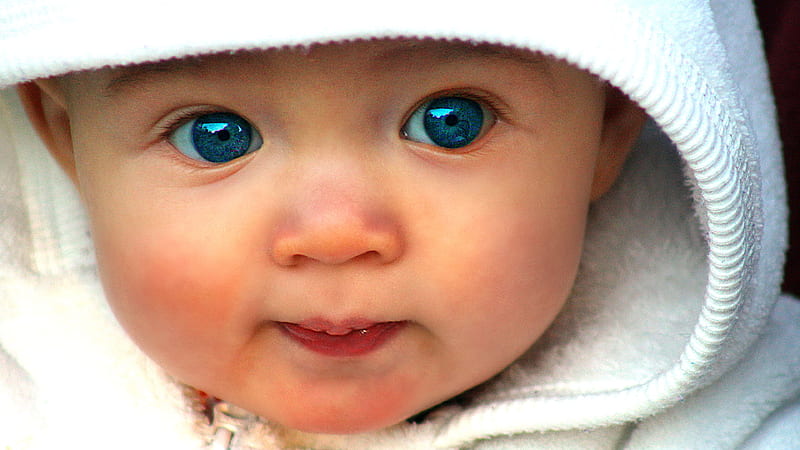 Cute Baby Blue Eyes Look Cute, HD wallpaper | Peakpx