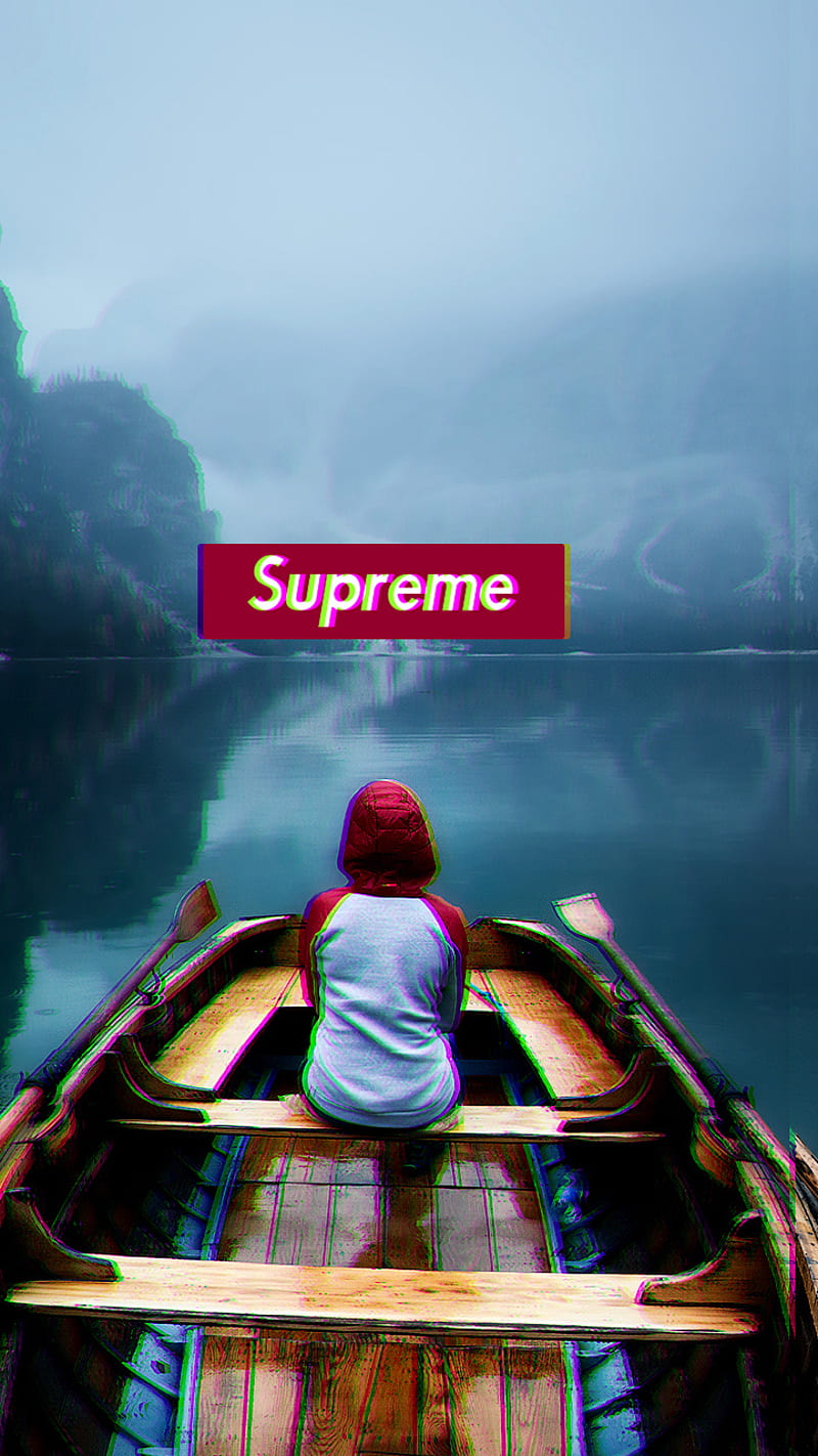 Supreme, glitch, red, nature, landscape, tumblr, colors, dope, sup, brands,  HD phone wallpaper | Peakpx