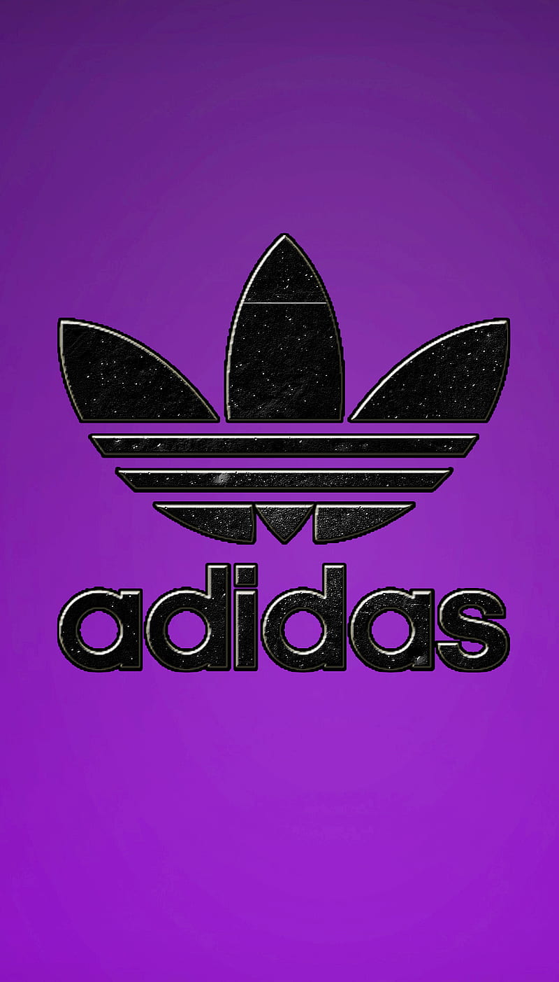 Purple Adidas, threestripes, HD phone wallpaper