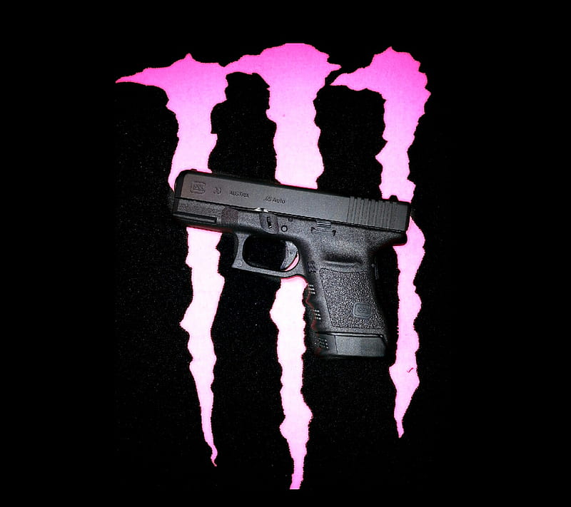 Gun, cool, glock, guns, monster energy, pink, samsung, sk8, HD wallpaper |  Peakpx