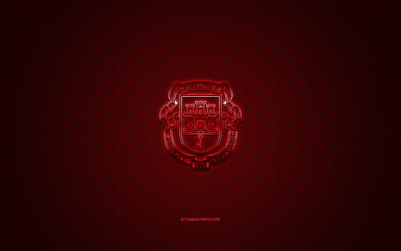 Gibraltar national football team, emblem, UEFA, red logo, red fiber ...