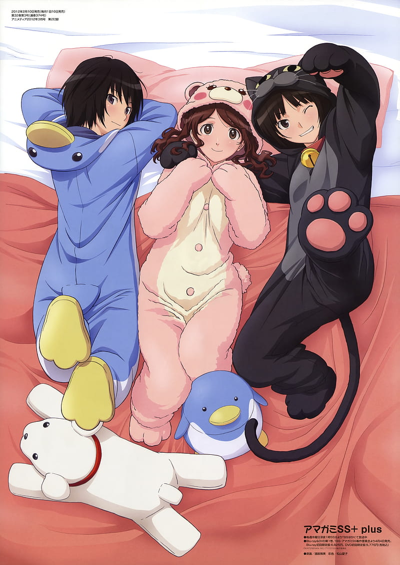 Amagami SS, anime girls, Tachibana Miya, Nakata Sae, Nanasaki Ai, HD phone wallpaper