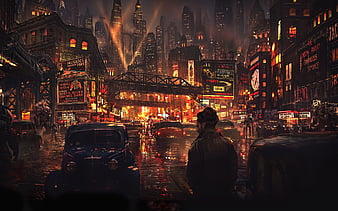 Wallpaper : 1920x1080 px, cityscape, cyberpunk, digital art 1920x1080 -  CoolWallpapers - 1425183 - HD Wallpapers - WallHere