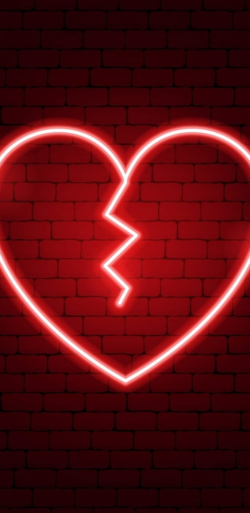 HD wallpaper: hearts, love, neon | Wallpaper Flare