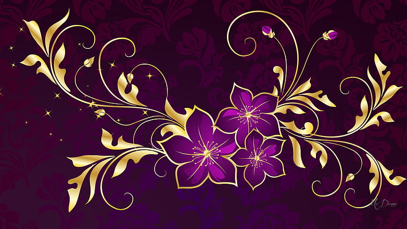 Update 59+ purple and gold wallpaper best - in.cdgdbentre