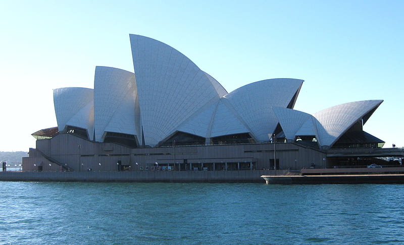 Opera House, australia, architecture, sails, weird bulidings, HD wallpaper