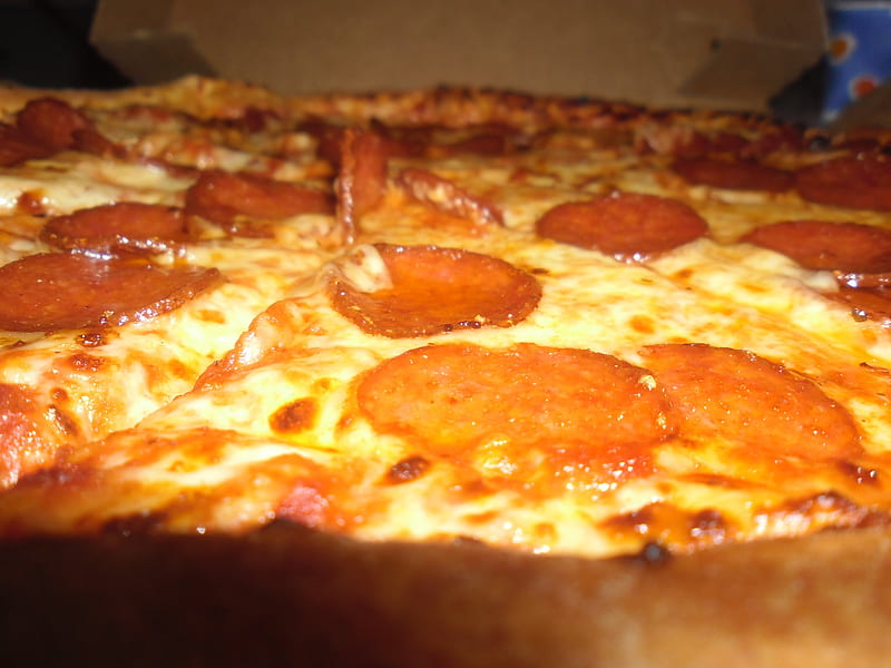 Pepperoni Pizza, dominos, greek, pizza, pepperoni, HD wallpaper