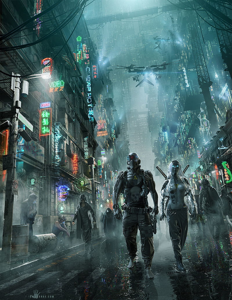 440+ Sci Fi Cyberpunk HD Wallpapers and Backgrounds