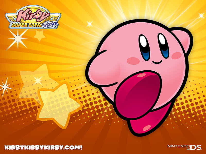 Funny Kirby Pattern Desktop Wallpaper - Cool Kirby Wallpaper 4k