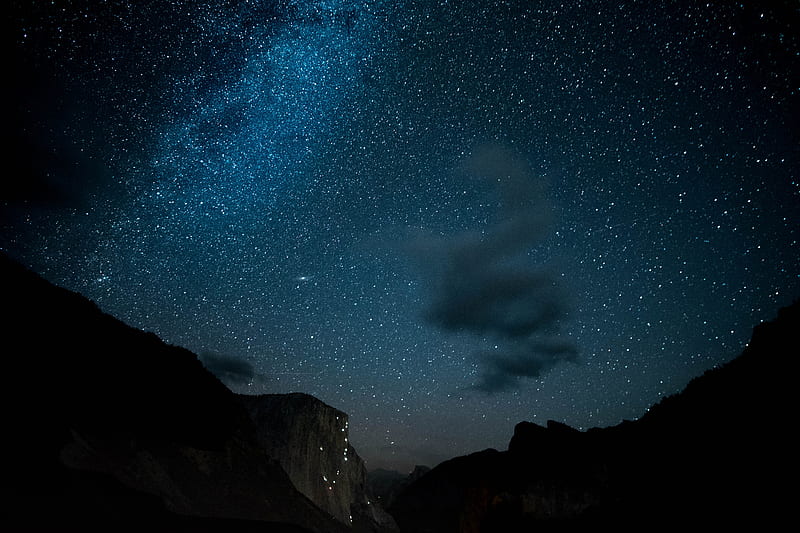 Night Out In Yosemite, yosemite, nature, HD wallpaper