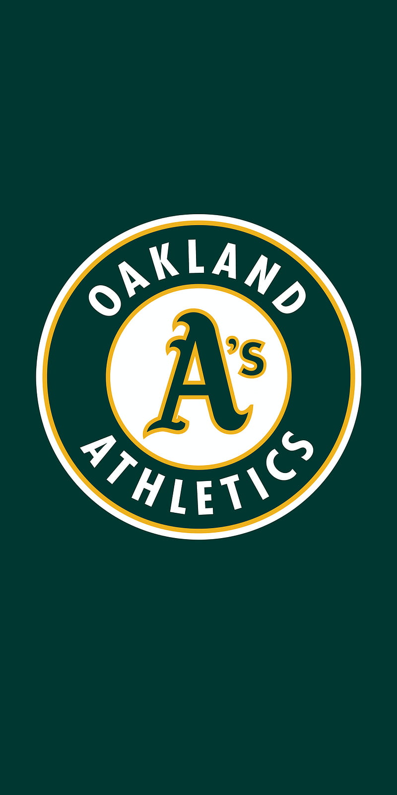 Oakland Athletics, baseball, mlb, logo, HD phone wallpaper