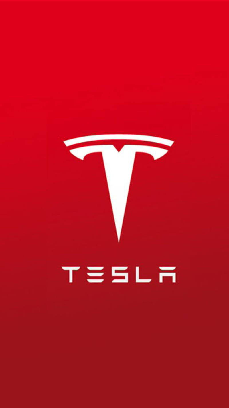 Tesla, car, red, HD phone wallpaper | Peakpx