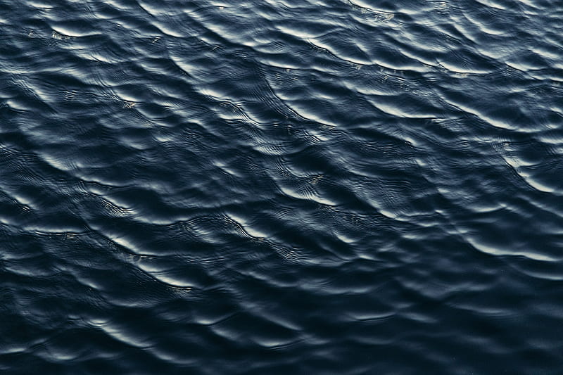 water, ripples, glare, sea, HD wallpaper