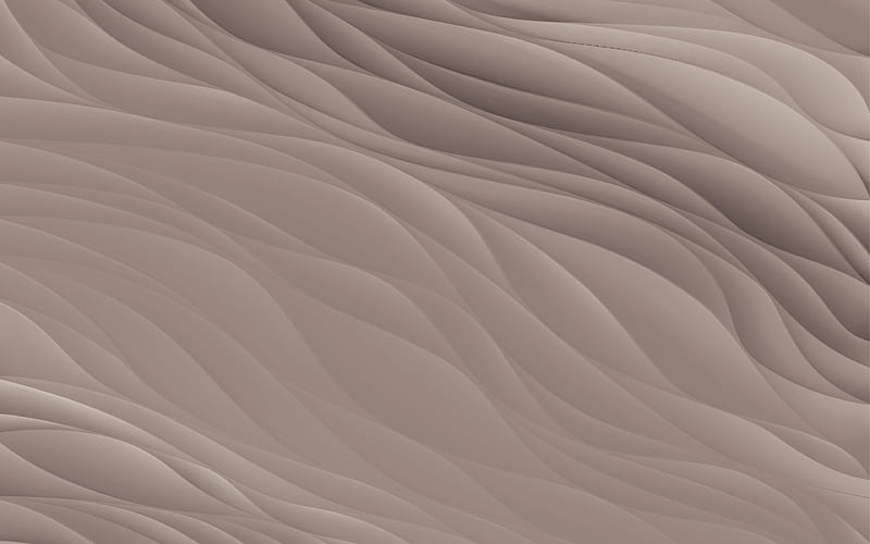 brown waves plaster texture brown waves background, plaster texture, waves texture, brown waves texture, HD wallpaper
